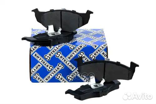 Колодки тормозные дисковые передние с антискрип