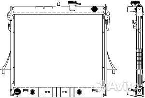 Радиатор системы охлаждения \Hummer H3 3.5/3.7i 06-10