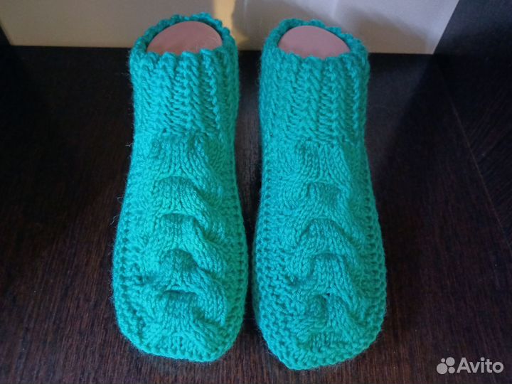 Тёплые носочки-следки ручной работы