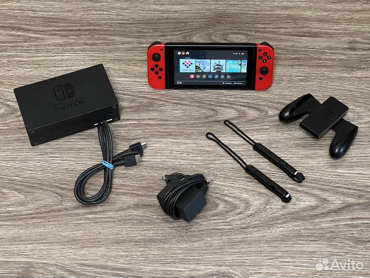 Прошитый Nintendo Switch и 128Gb
