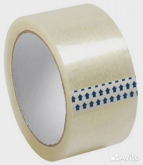 Лента клейкая прозрачная упаковочная