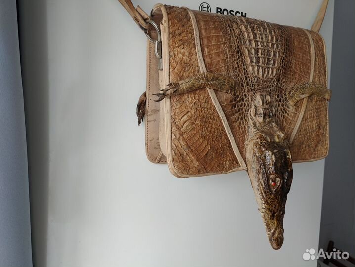 Сумка натуральная кожа крокодила