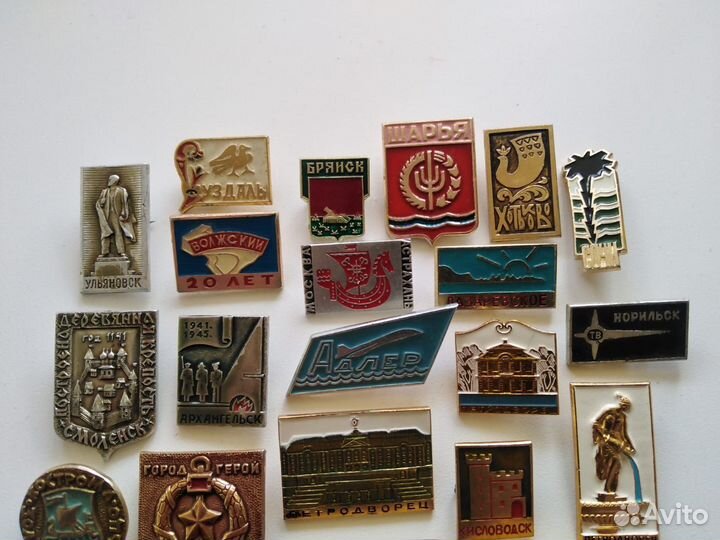 Значки города, гербы