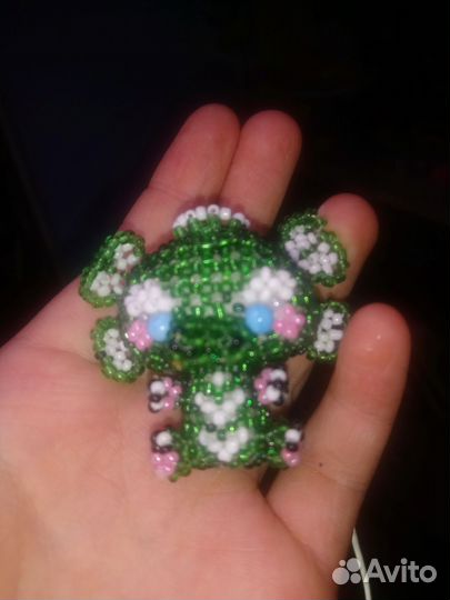 Дракон фигурка из бисера