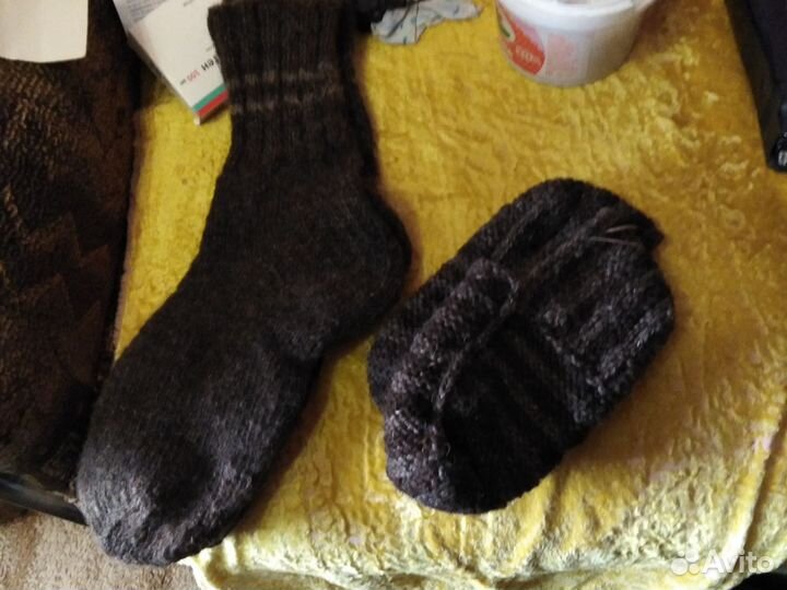 Носки, следки, варежки вязанные