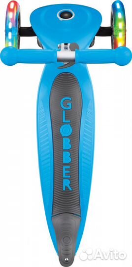 Самокат трехколесный Globber primo foldable lights