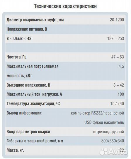 Аппарат муфтовой сварки пнд труб до 1200 мм Протва