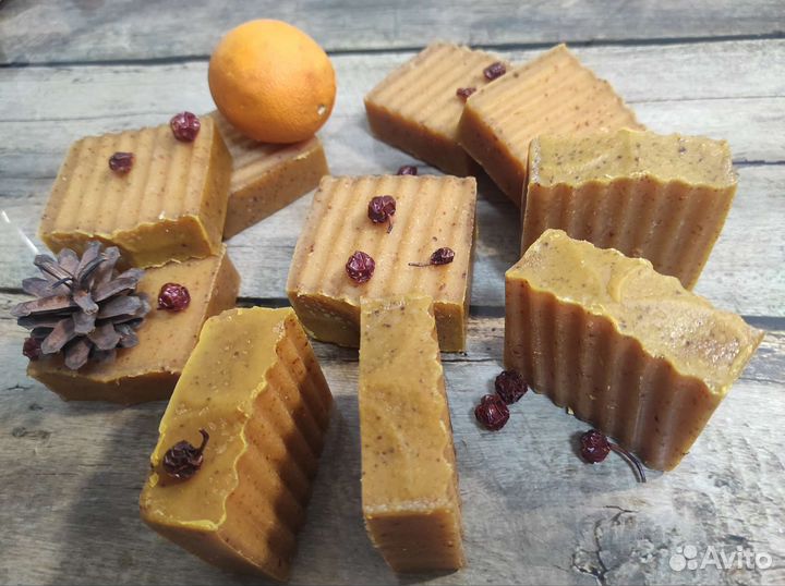 Натуральное Туковое эко-мыло Мандариновое