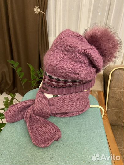 Шапка женская вязаная