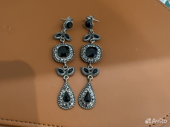 Серьги серебро
