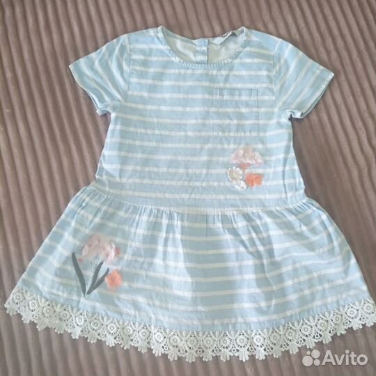 Летнее платье для девочки 92