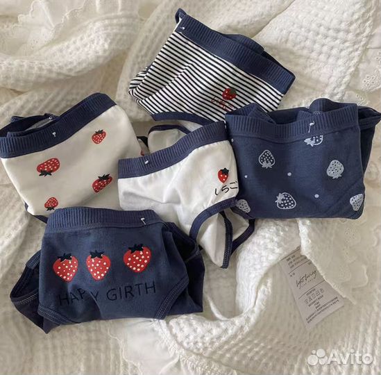 Трусы женские хлопок 5 штук новые слипы