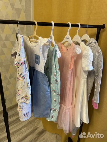 Одежда/вещи пакетом на девочку 116см