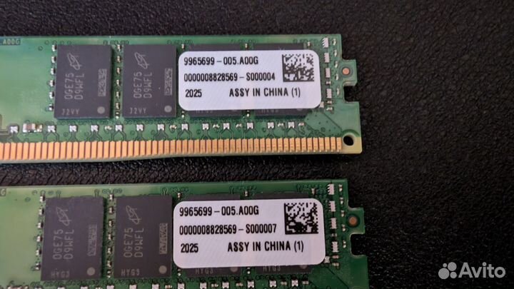 Серверная память Kingston DDR4 2666 ECC REG 32Gb