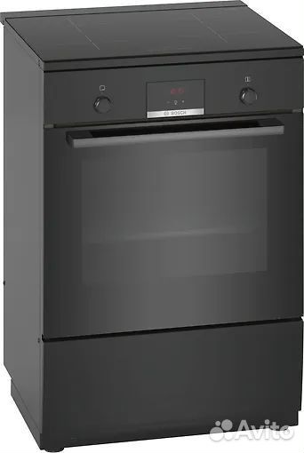 Новая плита Bosch HLN39A060U Serie 4, черная EU