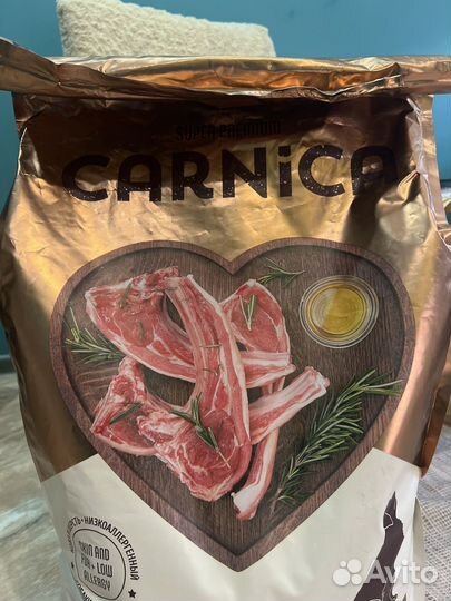 Сухой корм для собак Carnica