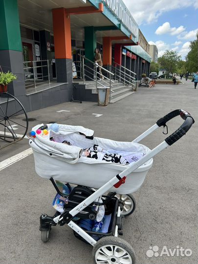 Коляска Хартан VIPлюлька для новорожденных бу