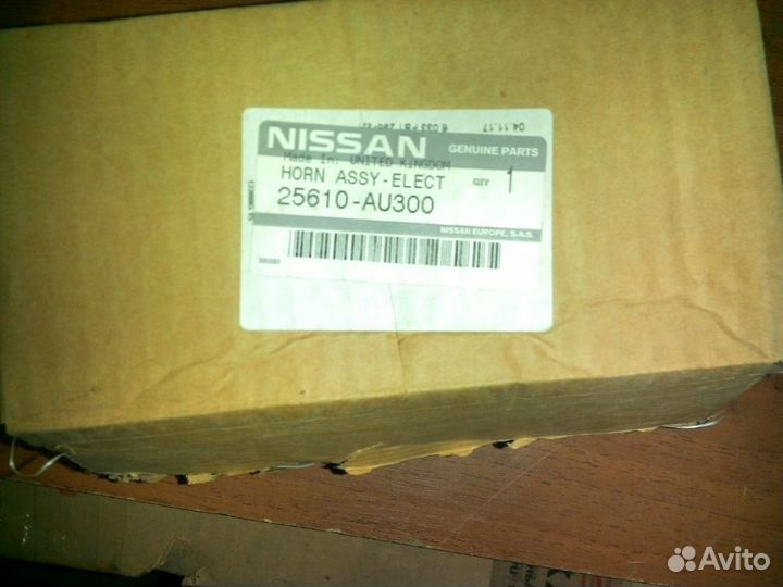 Сигнал звуковой nissan Primera P12E 25610AU300