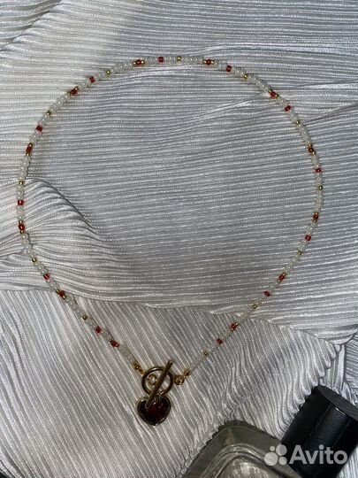 Колье чокер из жемчуга