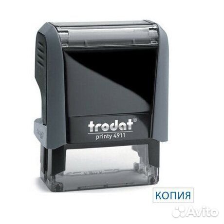 Штамп самонаборный 3 строки Trodat 4911/DB typo