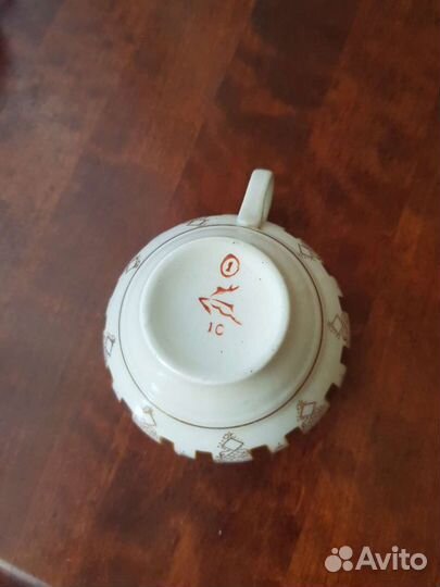 Чайный фарфоровый сервиз СССР