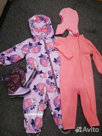 Комплект вещей для девочки lassie, crocs