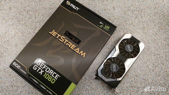 Видеокарта Palit GTX1060 6gb Super JetStream