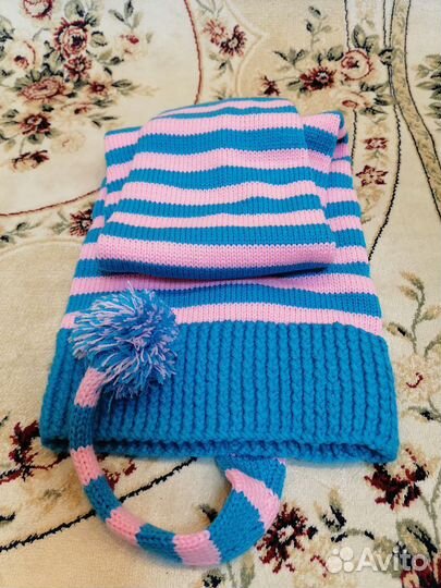 Шапкошарф новый