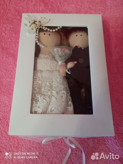 Кукла свадебная пара (ручная работа)