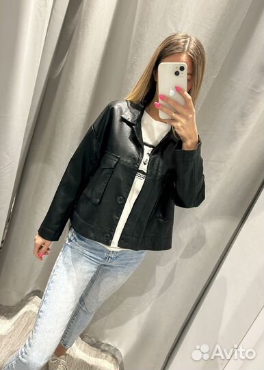 Куртка кожаная