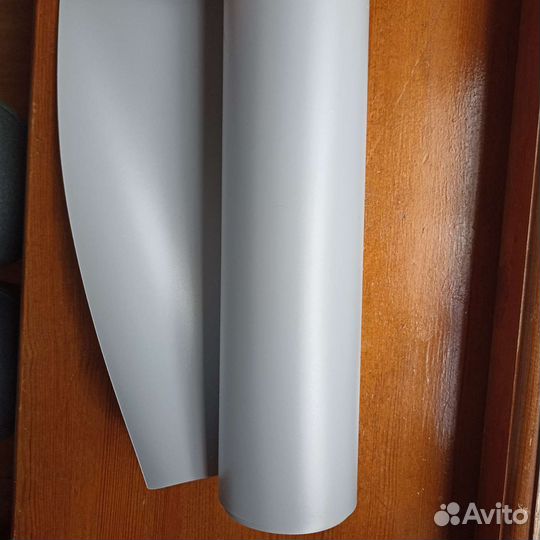 Фотофон пластик (пвх) серый 70*130