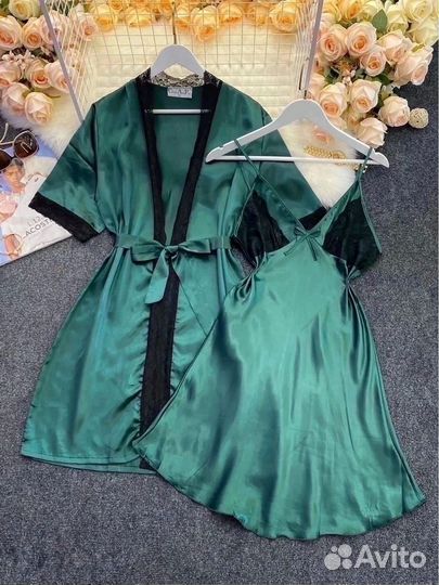 Халат с ночной сорочкой