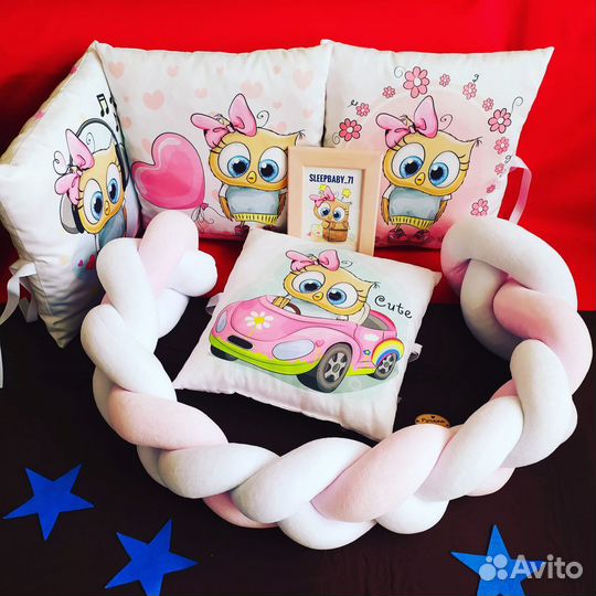 Бортики. Комплект в кроватку. На выписку