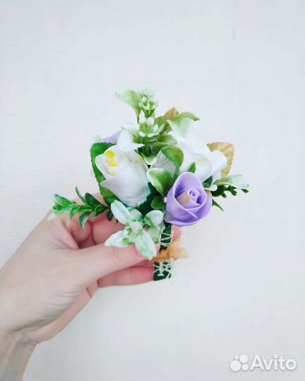 Свадебный букет дублер, бутоньерки