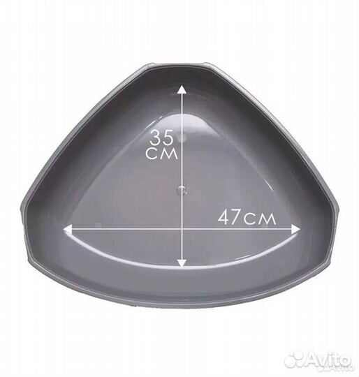 Туалет домик угловой