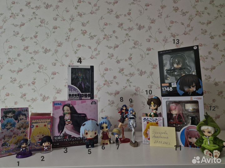 Аниме фигурки Евангелион Сейлор Мун Бродячие Псы