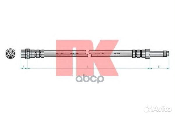 Шланг тормозной 8547104 Nk