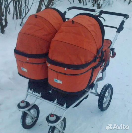 Коляска для двойни 2 в 1