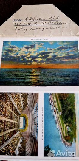 Старинные открытки буклет. Нач.20века. Кливленд