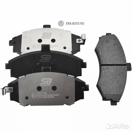 SB nagamochi BP11788 BP11788 колодки дисковые пере