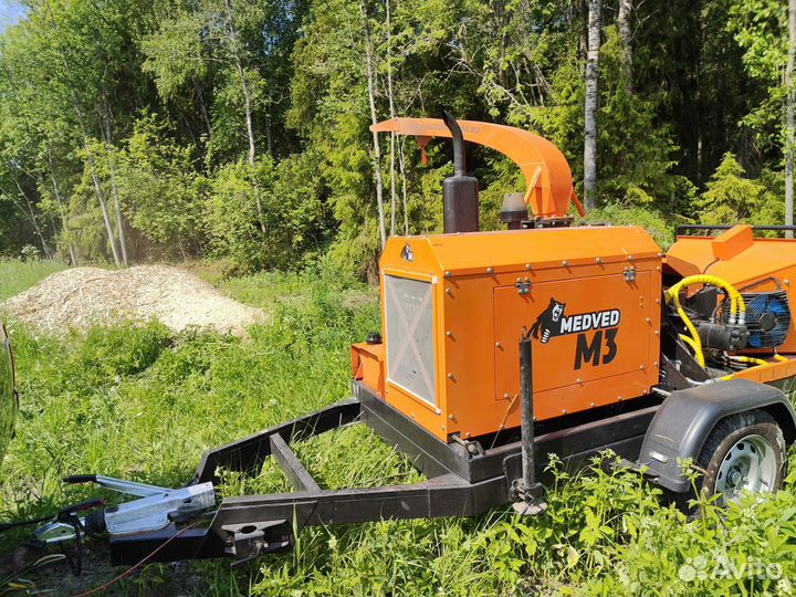 Аренда измельчителя веток, древесины