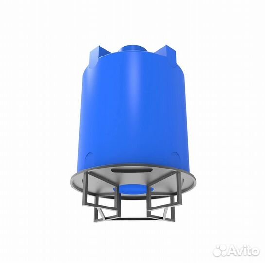 Емкость 5000л на конусном основании (полный слив)