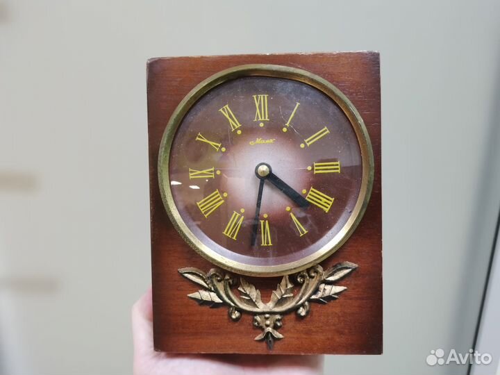 Часы каминные настольные механика Маяк СССР