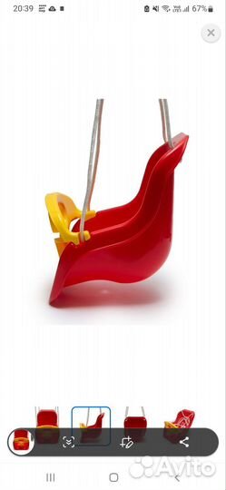 Детская качель подвесная