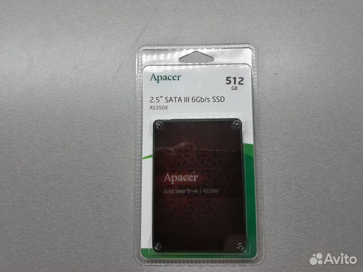SSD Диск SATA 512Gb Apacer AS350X