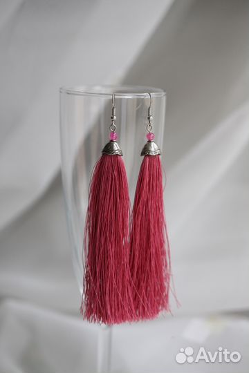 Серьги-кисти