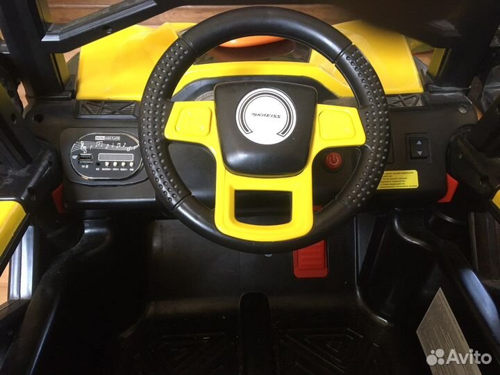 Электромобиль kreiss джип 4x4 полный привод