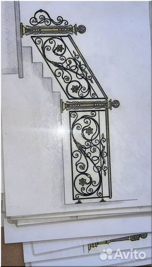 Перила ковка художественная