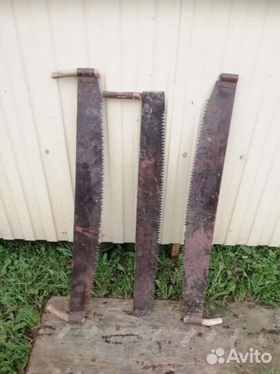 Пила двуручная. 3шт. СССР