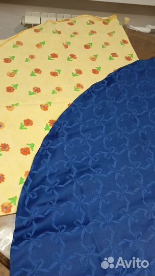 Скатерть на круглый стол 100 cotton